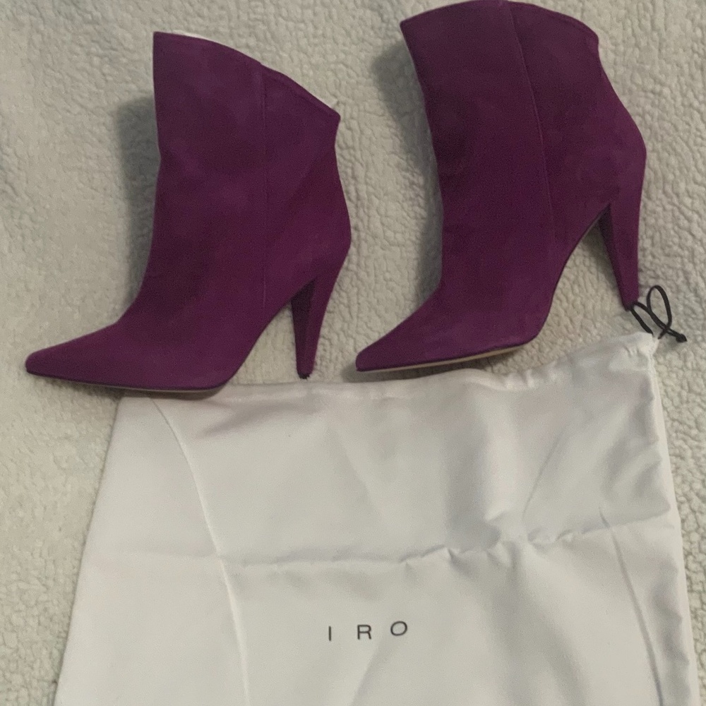IRO purple Ankle Boots